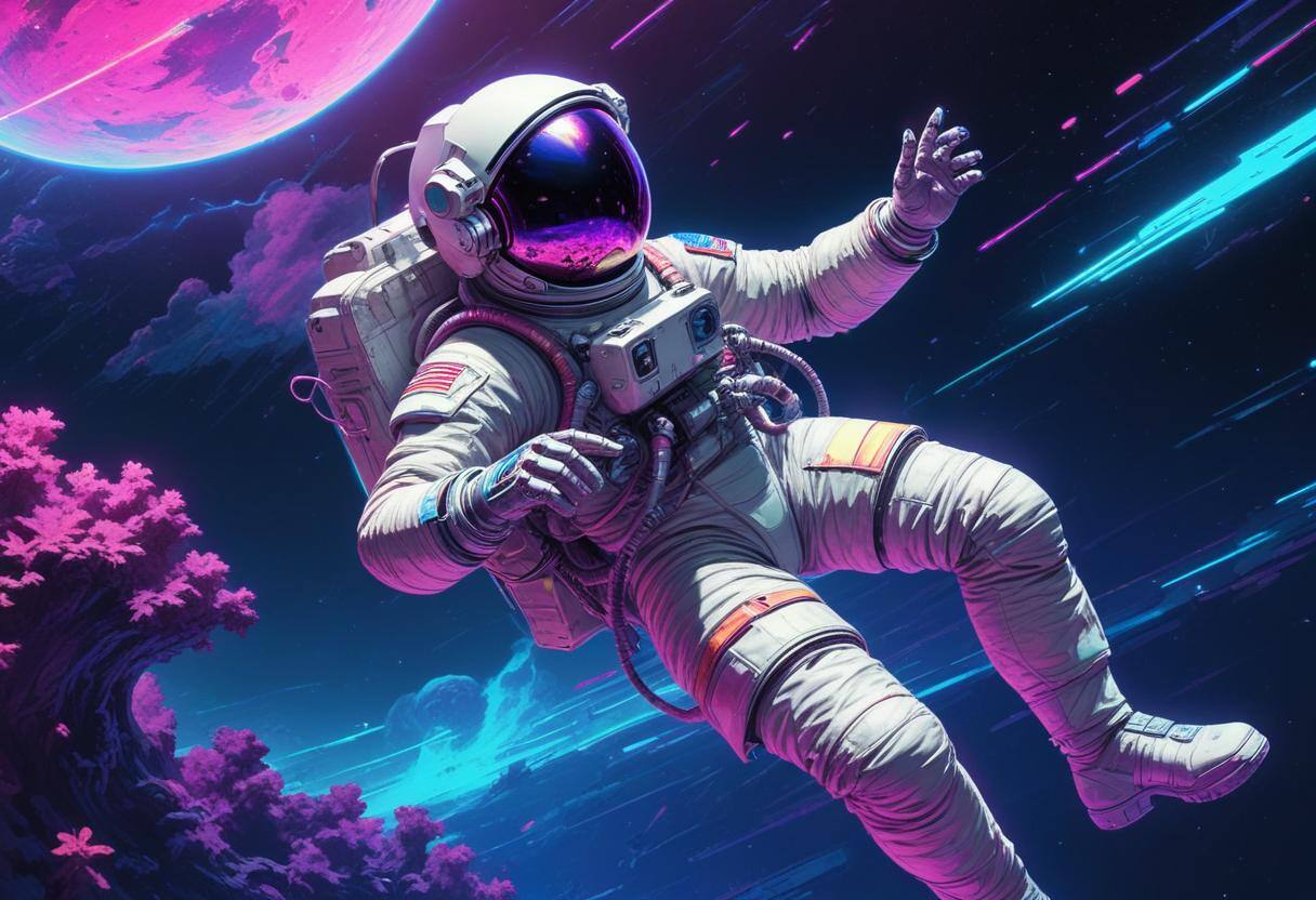 pikaso_texttoimage_cyberpunk-astronaut-floating-in-space-doing-someth (1)